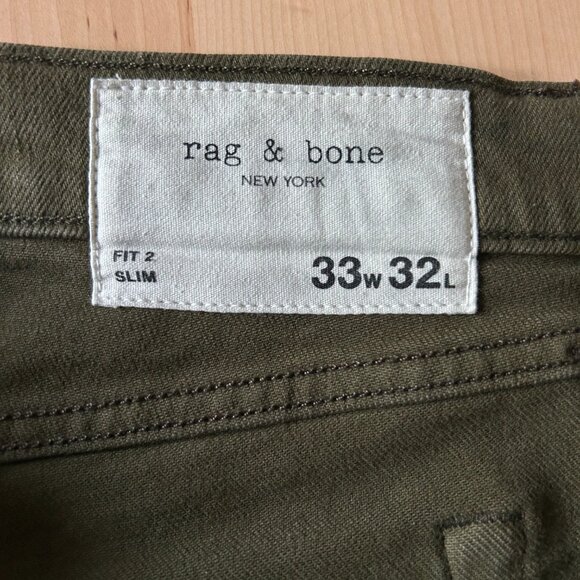 rag & bone Fit 2 Slim Fit Jean - Picture 2 of 4
